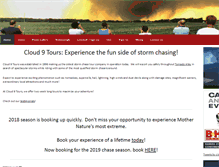 Tablet Screenshot of cloud9tours.com